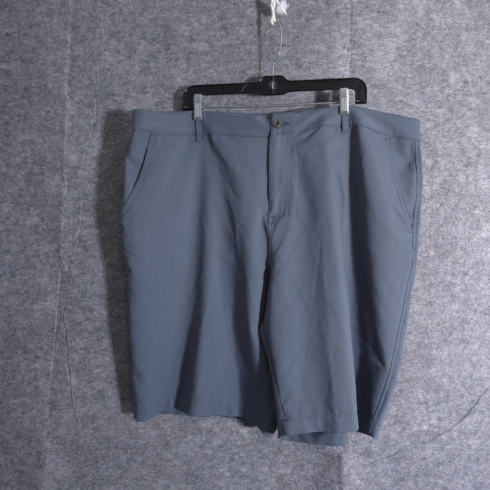 Chase 54 Golf Shorts Mens 42 Gray Stretch Golf Activewear 10" Chino Waistband